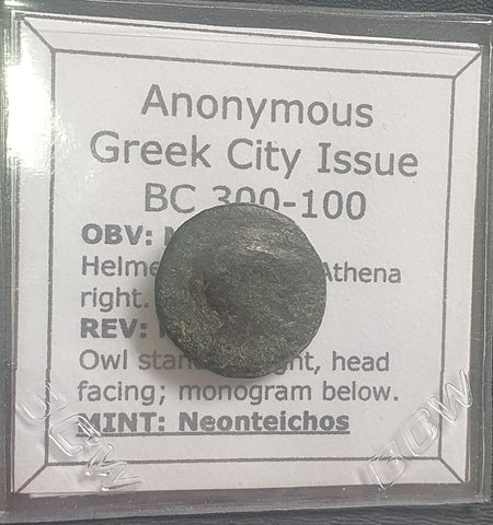 #L232# Anonymous Greek City Issue coin from Neonteichos 300-100 BC