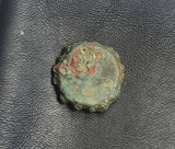 #e050# Greek bronze ae13 coin from Seleucid King Antiochus IV, 175-164 BC