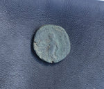 #e018# Greek Seleucid ae13 coin of Antiochos III, minted between 223-187 BC.