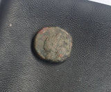 #e022# Greek Seleucid ae12 coin of Antiochos III, minted between 223-187 BC.