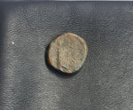 #e022# Greek Seleucid ae12 coin of Antiochos III, minted between 223-187 BC.