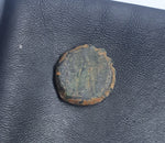 #e047# Greek bronze ae14 coin from Seleucid King Antiochus IV, 175-164 BC