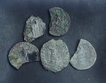 Ex-dealers lot of 5 Ancient silver/bronze Roman coins from 161-231 AD