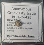 #L430# Anonymous silver Greek city issue coin from Neandria 475-425 BC