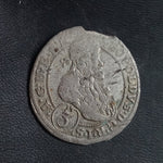 #L352# Schlesien silver 3 Kreuzer coin of Leopold I from 1676-1705 AD