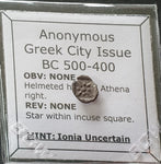 #L463# Silver Anonymous Greek city issue coin from uncertain Ionian mint (500 BC)