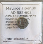 #L784# Byzantine 12 Nummi coin of Maurice Tiberius from 582-602 AD