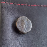 #e023# Greek bronze ae11 coin from Seleucid King Antiochus III, 222-187 BC