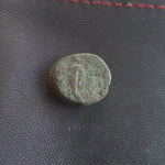 #e024# Greek bronze ae11 coin from Seleucid King Antiochus III, 222-187 BC