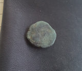 #e097# Nabataean Bronze Prutah Coin of Aretas IV from BC 9-40 AD