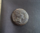 #j938# Anonymous Iberian Greek City Issue Bronze Coin of Castulo from 200-100 BC