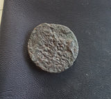 #L007# Anonymous Iberian Greek City Issue Bronze Coin of Castulo from 120-20 BC