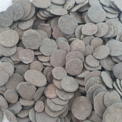 Group lots of 20 uncleaned Roman coins from 1-450 AD (Spain)