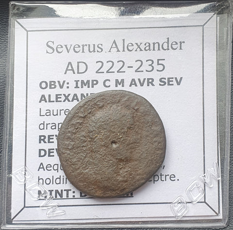 #M243# Roman ae provincial coin of Severus Alexander, minted in 222-235 AD