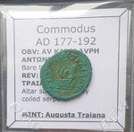 #M203# Roman provincial bronze coin of Commodus, 177-192 AD (Augusta Traiana)