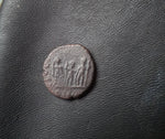 #L841# Roman Bronze coin issued by Honorius from 406-408 AD