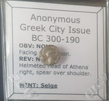 #M421# Anonymous Greek City Issue silver coin from Selge, 300-190 BC