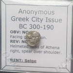 #M425# Anonymous Greek City Issue silver coin from Selge, 300-190 BC