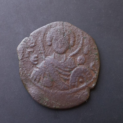 #M193# Byzantine Tetarteron coin of Manuel I from 1152-1160 AD