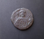 #M160# Byzantine Tetarteron coin of Manuel I from 1152-1160 AD