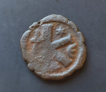 #L922# Byzantine Half Follis coin Justinian I from 527-565 AD (Large K)