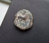 #M530# Anonymous Iberian Greek City Issue Bronze Coin of Castulo from 200-100 BC