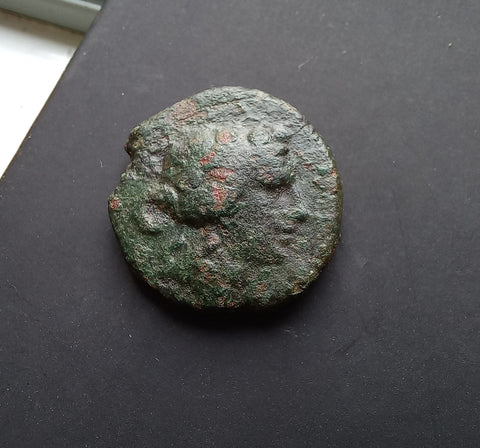 #g087# Anonymous Greek City Issue Bronze Coin of Maroneia from 146-49 BC