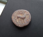 #M516# Anonymous Iberian Greek City Issue Bronze Coin of Castulo from 200-100 BC