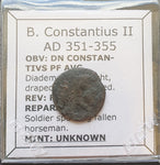 #M712# Roman barbarous issue bronze coin issued by Constantius II from 351-355 AD