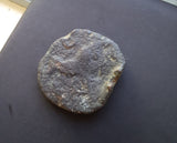 #M607# Anonymous Iberian Greek City Issue Bronze Coin of Obulco from 100-1 BC