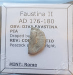 #M785# Roman silver denarius coin of Faustina II from 176-180 AD