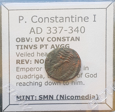 #M711# Roman posthumous coin of Constantine I from 337-340 AD