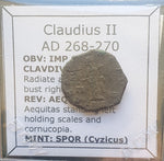 #M234# Roman Antoninianus coin of Claudius II from 268-270 AD