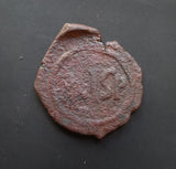 #e800# Byzantine 16 nummi coin of Justinian I from 527-565 AD