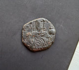 #M008# Byzantine Half-Tetarteron coin of John II from 1117-1143 AD