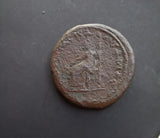 #M240# Roman bronze provincial coin of Faustina II, minted between 147-175 AD