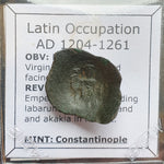 #H659# Byzantine Trachy coin from Latin Occupation of Constantinople 1204-1261