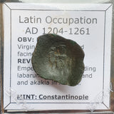 #H659# Byzantine Trachy coin from Latin Occupation of Constantinople 1204-1261