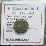 #M861# Roman posthumous coin of Constantine I from 337-340 AD