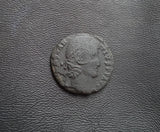 #M173# Roman Bronze coin issued by Constantius II from 347-348 AD