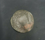 #k138# Spanish Medieval 16 maravedis coin of Philip IV from 1664 AD