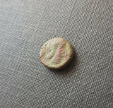 #f138# Greek bronze ae12 coin from Seleucid King Antiochus III, 222-187 BC