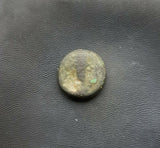 #i343# Roman provincial bronze coin of Vespasian from 76-77 AD (Ascalon)