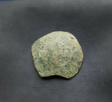 #i518# Byzantine Trachy coin of Manuel I from 1143-1180 AD (Constantinople)