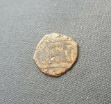 #e438# Mamluk fals coin of al-Nāṣir Muhammad I from 1310-1341 AD (Bal 861)