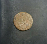 #k145# Spanish copper Ardite coin of Philip IV from 1622-1655 AD (Barcelona)