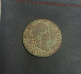 #k122# Spanish Medieval 4 maravedis coin of Ferdinand VII from 1833 AD