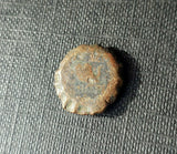 #f370# Greek bronze ae14 coin from Seleucid King Demetrius I from 162-150 BC