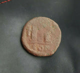 #i443# Byzantine Follis coin of Justin I from 518-527 AD