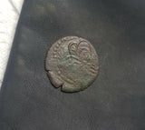 #j829# Ottoman copper 1 Mangir coin of Suleyman II from 1689 AD (Sarajevo)
